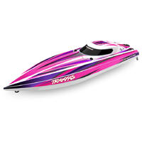 Traxxas Disruptor selvrettende båt 660mm   u/batt lader Rosa