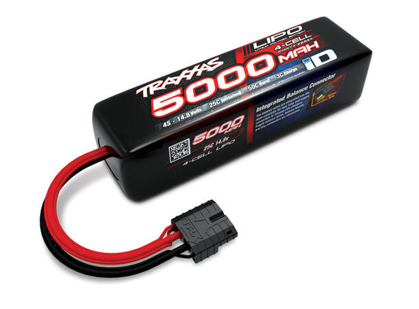 Traxxas Lader og batteri combo EX-Peak 12A  m/ 1stk 4S 5000mAh batterier