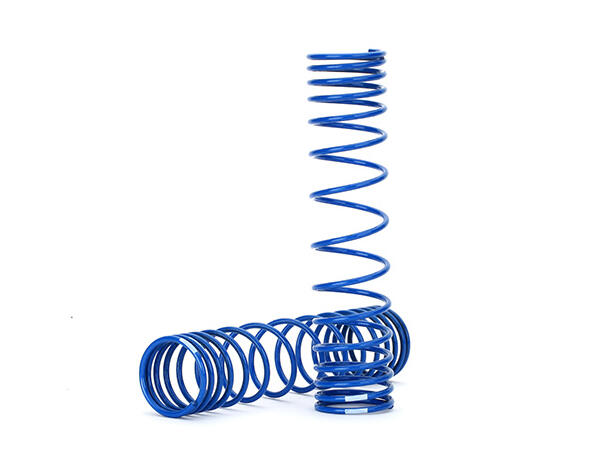 Traxxas Shock Springs Progressive GTR Blå  2stk