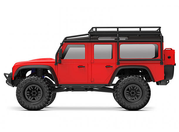 Traxxas TRX-4M 1/18 Land Rover Defender Rød RTR 1/18 skala