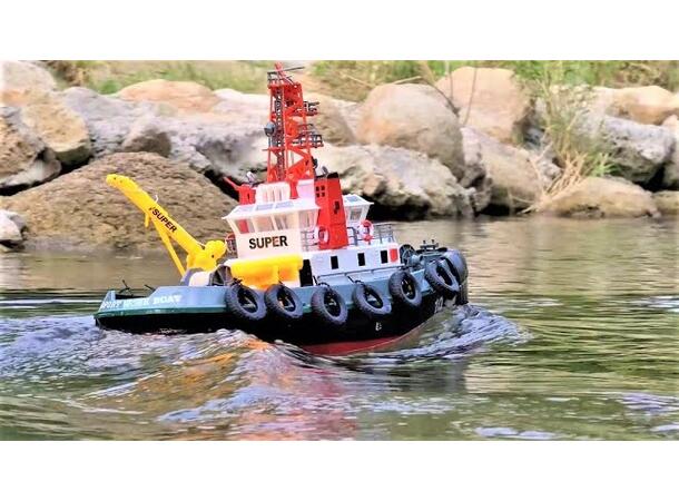 Tug Boat - Radiostyrt Slepebåt m. vannkanon