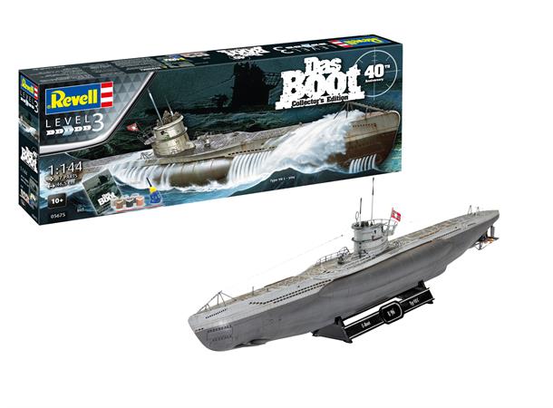 Ubåt Das Boot Collector's Edition - 40th 1/144  plastbyggesett