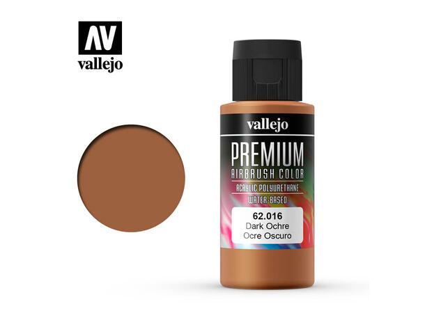 Vallejo Premium Akryl maling 60ml Mørk Ochre for Airbrush