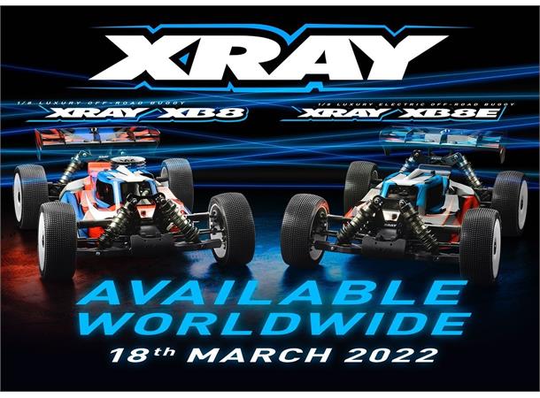 Xray XB8 2022  4WD 1/8 Buggy Kit - Nitro