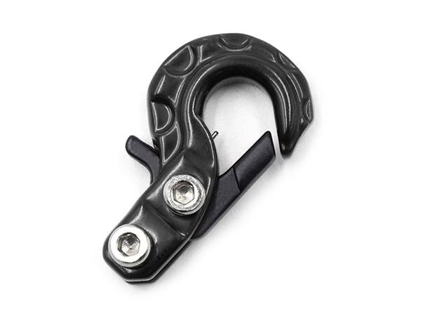 Yeah Racing Spring Loaded Metal Hook Black