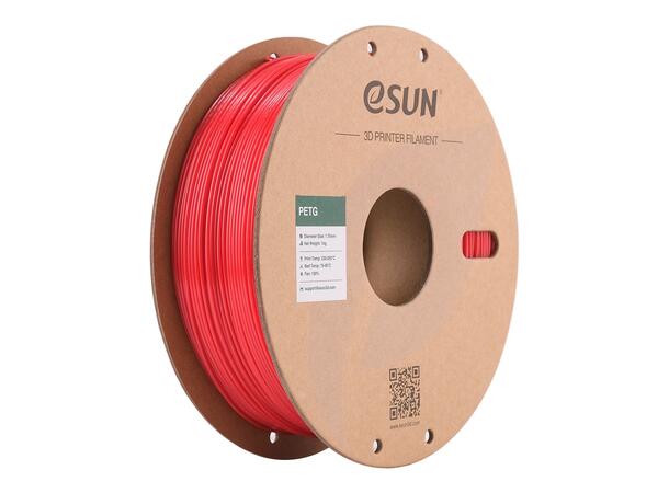 eSUN PETG 1.75mm 1kg - Solid Red Solid Red