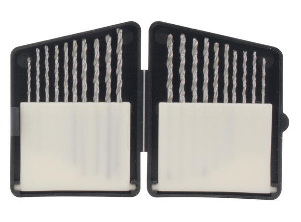 Borsett med 20 stk bor fra 1,3-2,5mm