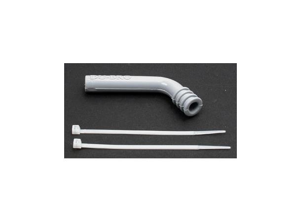 Dubro Eksosrør silikon 8mm for 3,5-5,2ccm