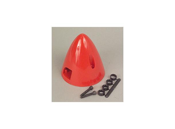 Dubro Spinner rød 63mm   2-1/2" 2-Blad