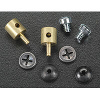 Dubro Kvikkfeste i messing for 2mm stang 2mm     2stk
