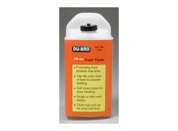 Tank 480cc 16oz 145x60x68mm Dubro