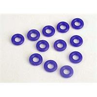 O-ring blå silikon 12 stk Utv:7mm  Innv:3mm