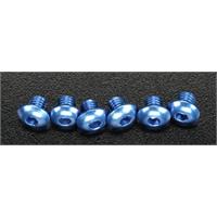 Skrue Unbrako 4X4mm  Alu.blå 6 stk 